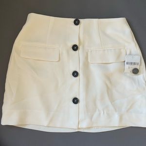 white forever 21 skirt